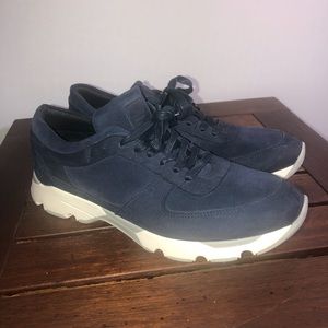 J. Lindeberg Navy Suede Sneakers NN10